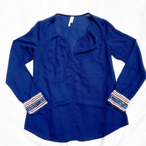 Embellished cuffs longsleeve